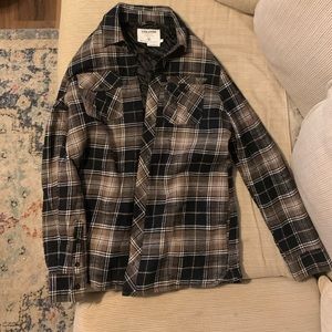 Volcom Men’s Small Fleece-Lined Flannel Jacket